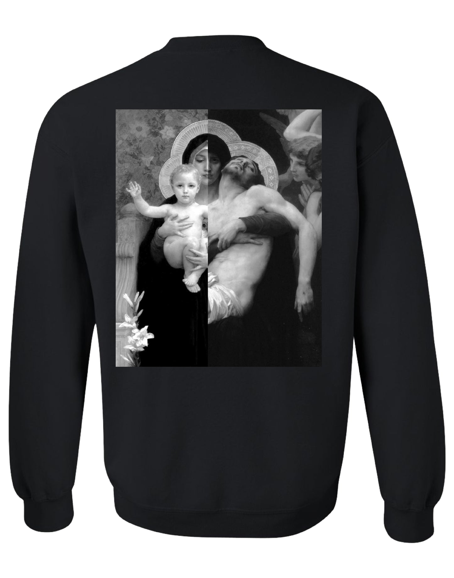 JOHN 19:26 (WOMAN BEHOLD THY SON) BLACK CREWNECK
