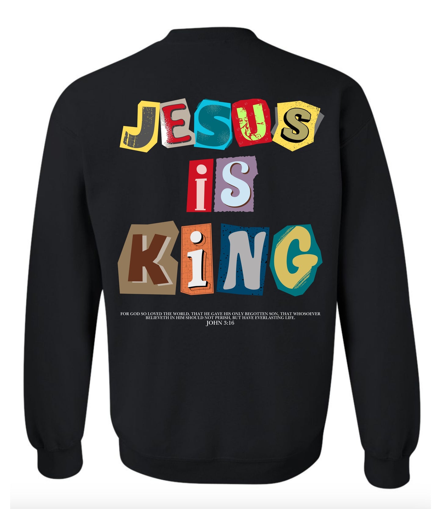 Jesus is King Adults Crewneck