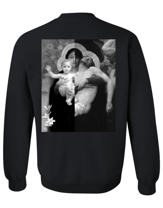 JOHN 19:26 (WOMAN BEHOLD THY SON) BLACK CREWNECK