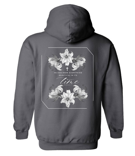 ECCLESIASTES 3:11 GREY HOODIE